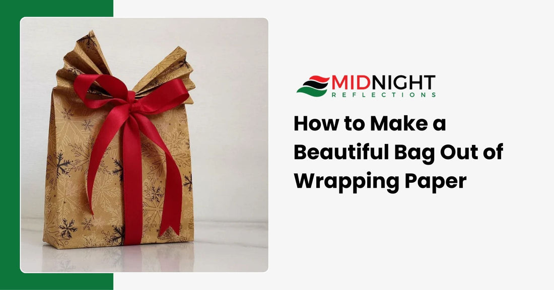 how to make a bag out of wrapping paper