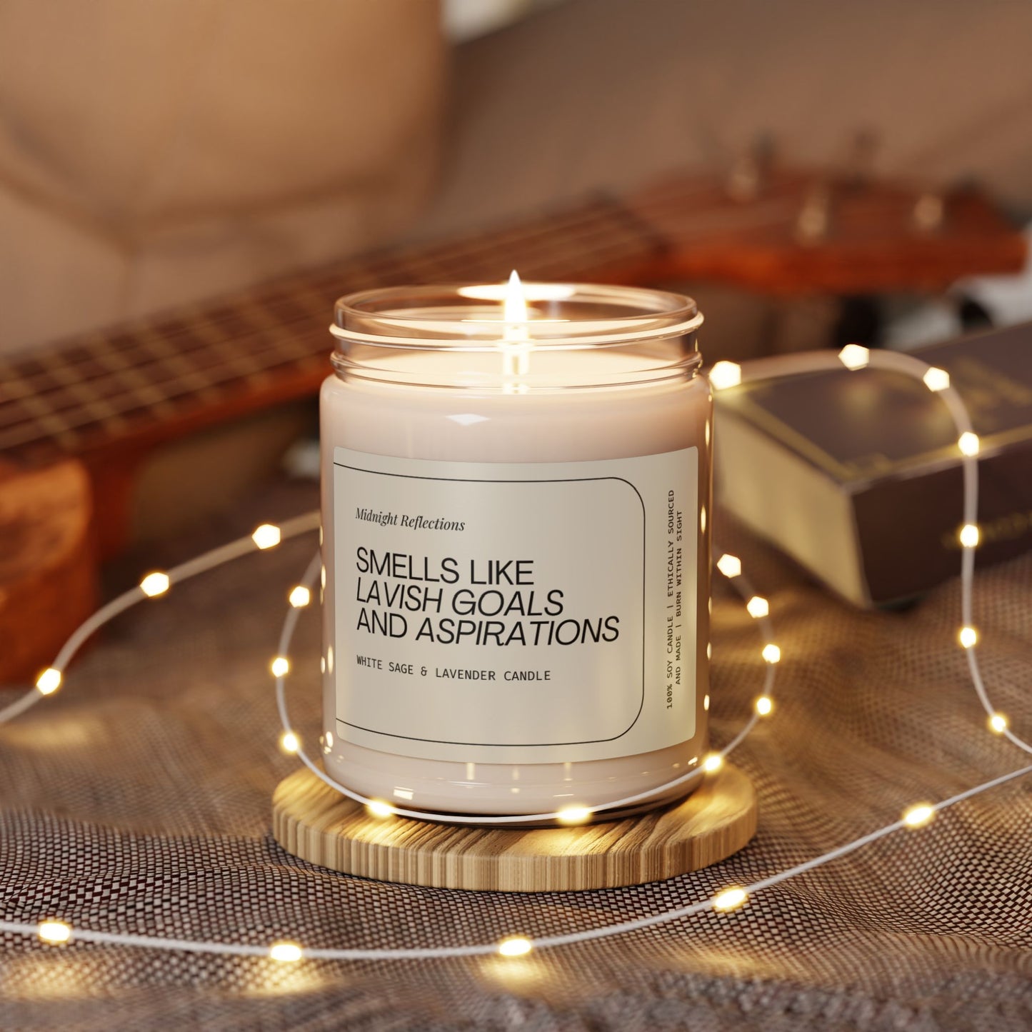 Lavender & White Sage Soy Candle