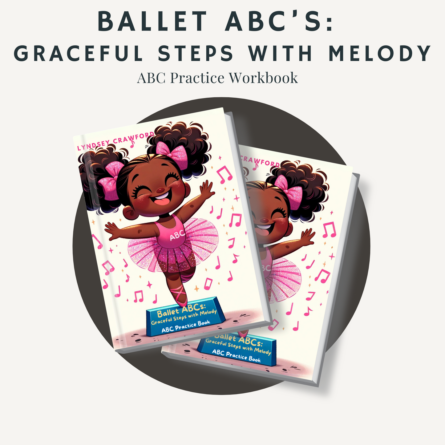 Ballet ABC writing workbook for kids