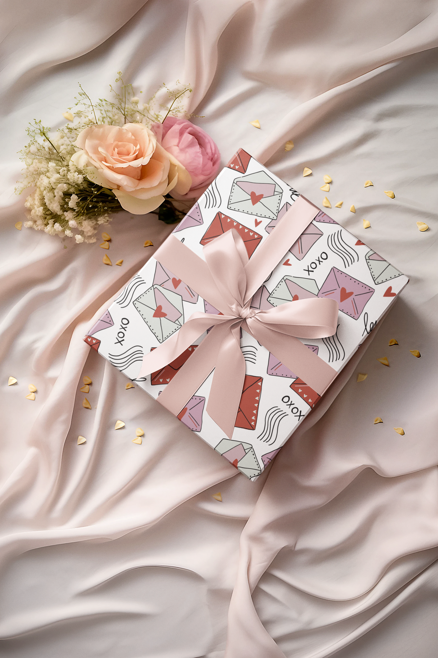 Love Letters Wrapping Paper