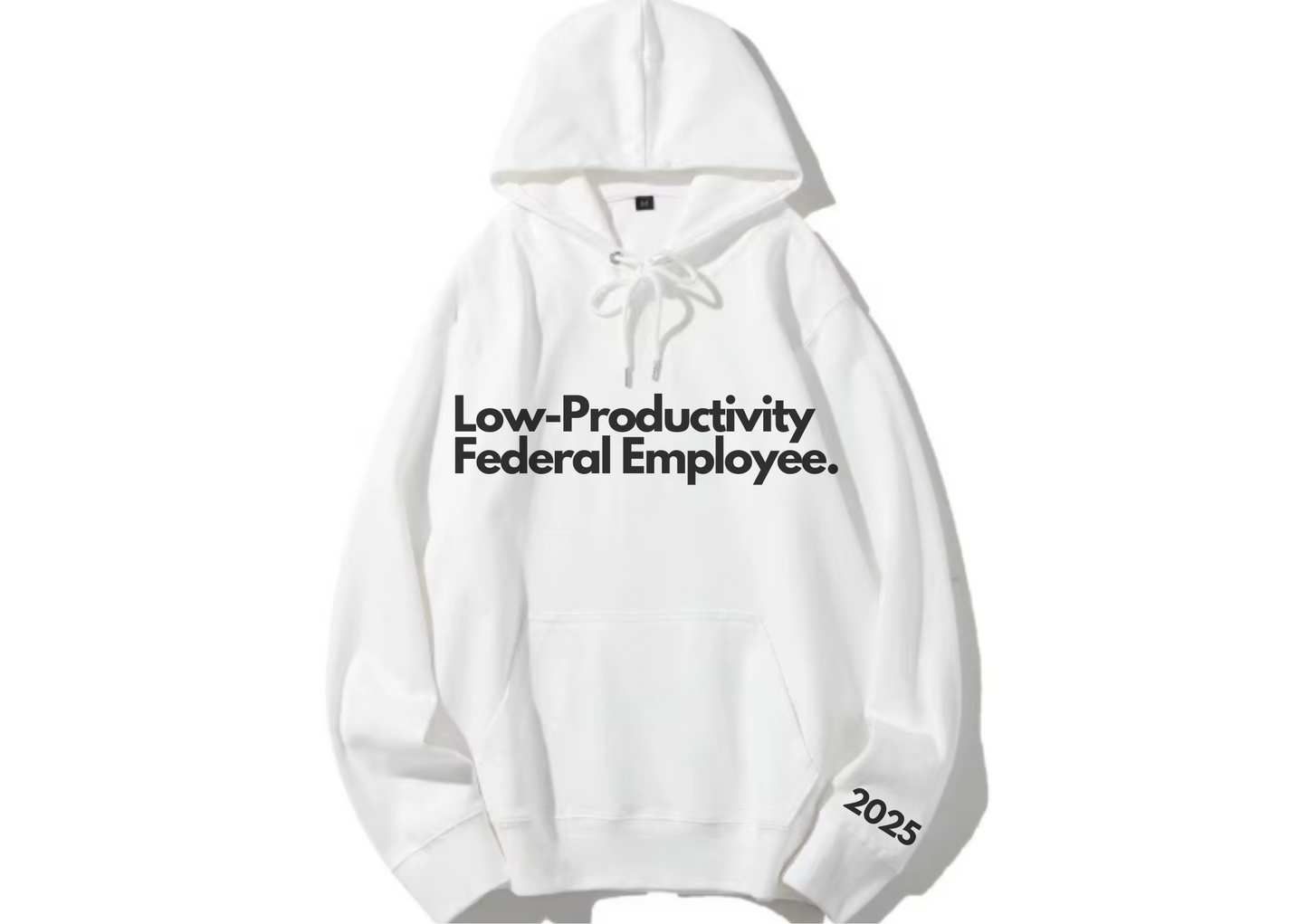 Trending Custom Puff Sweatshirt – Low-Productivity Federal Employee | 2025 Sleeve Print | Unisex Crewneck Pullover