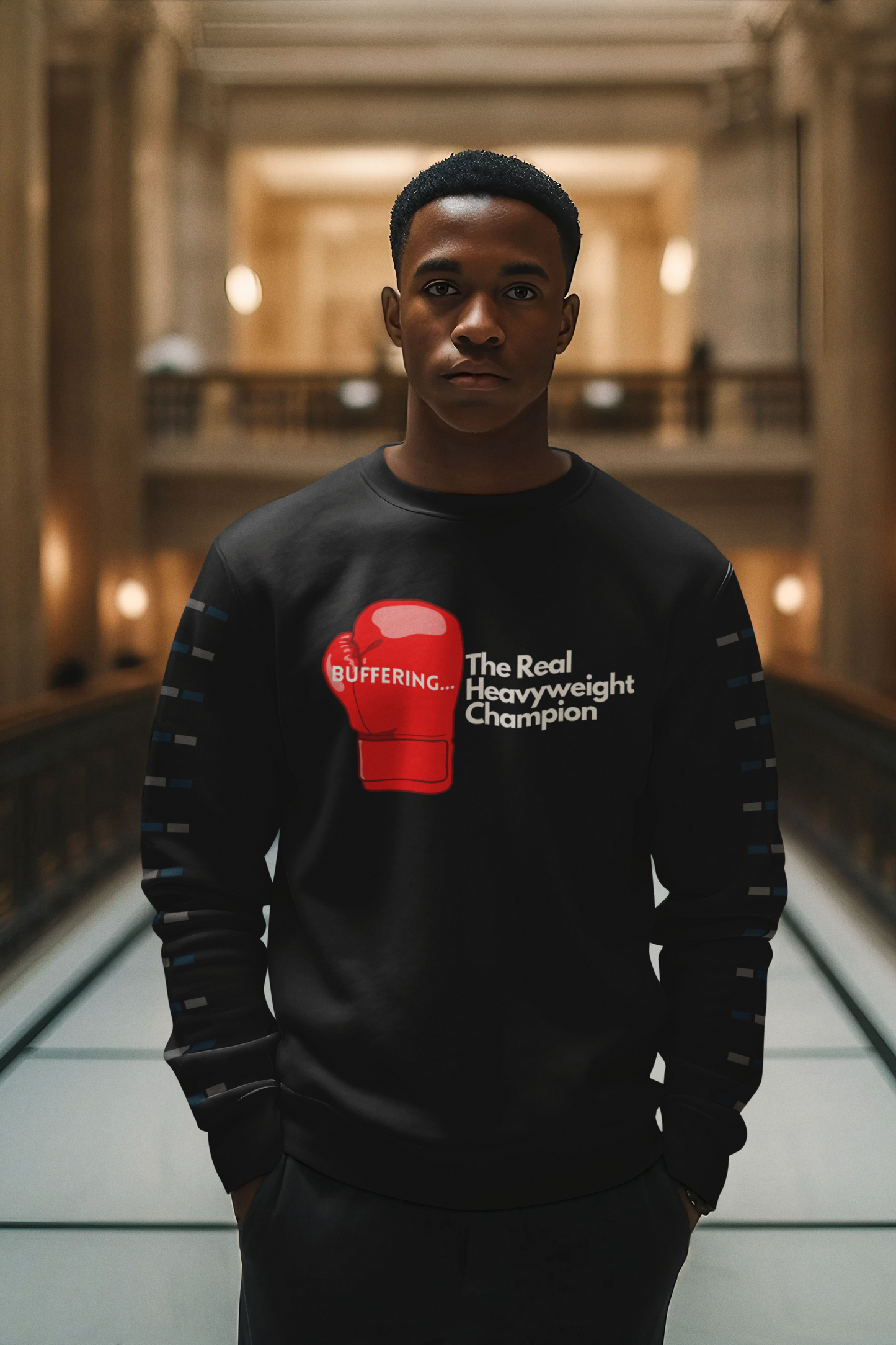 Buffering Champion Crewneck Sweatshirt