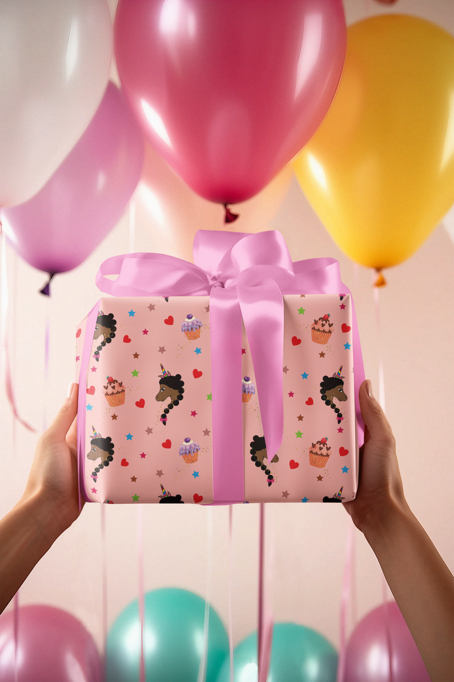 Chocolate Unicorn Bliss Wrapping Paper