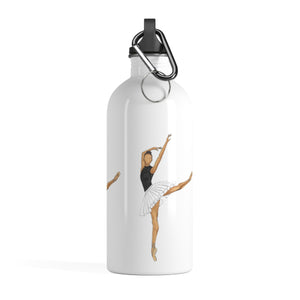Melanin Prima Ballerina Stainless Steel Water Bottle