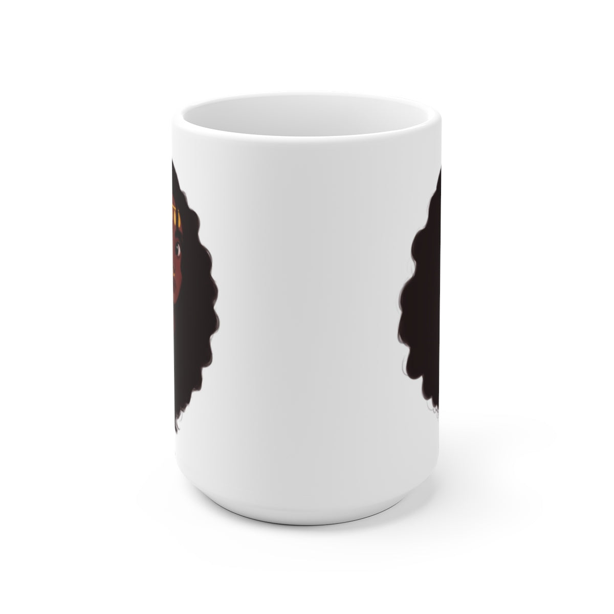 Crowned Elegance Ceramic Mug