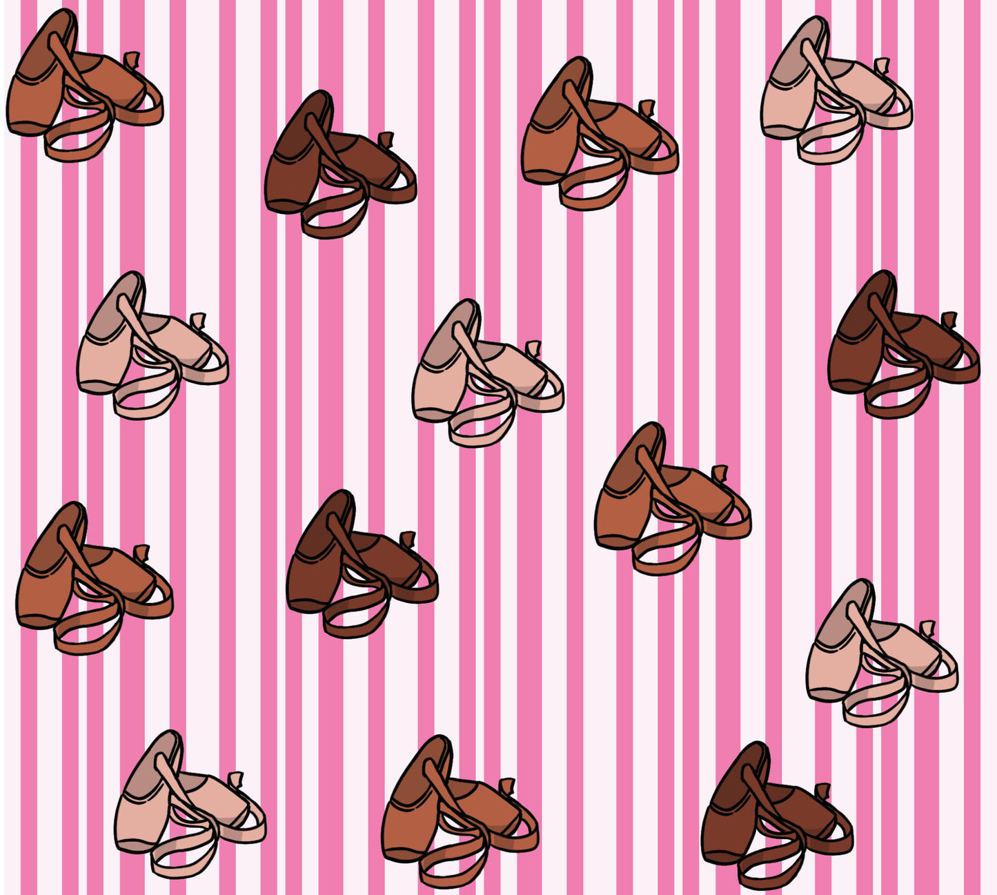 Melanin Pointe Shoes Wrapping Paper