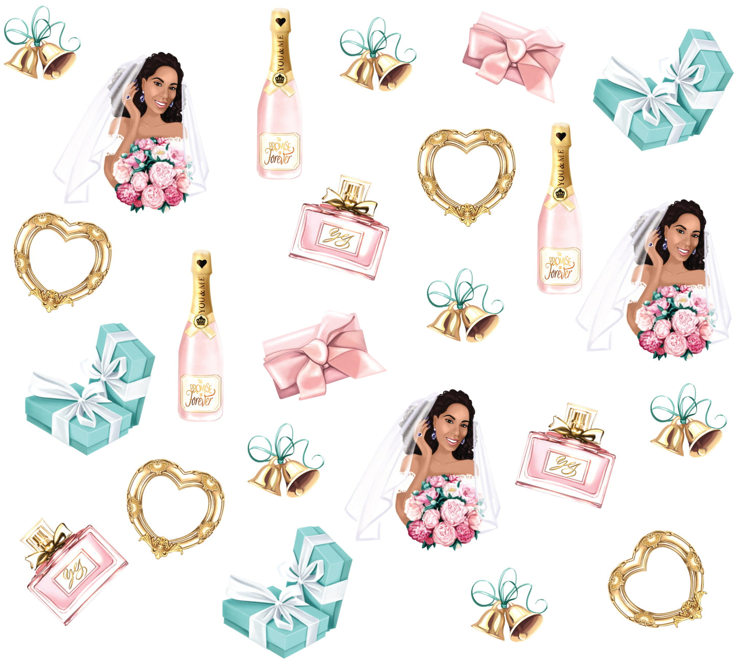 Wedding & Engagement Gift Wrapping Paper