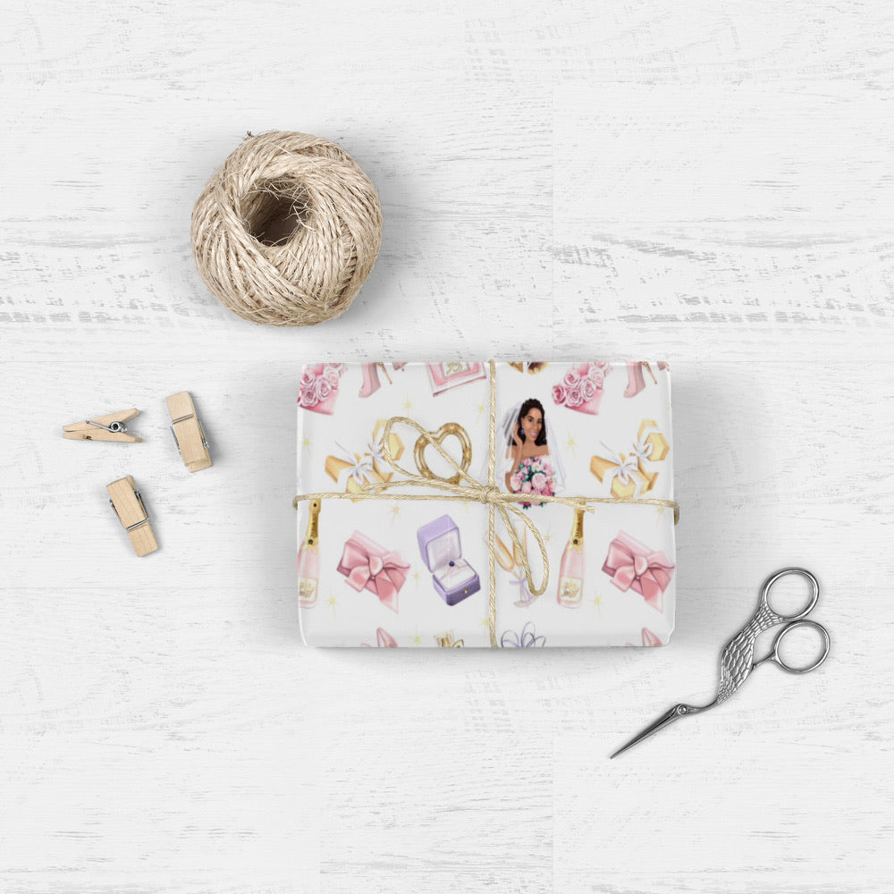 Wedding & Engagement Gift Wrapping Paper