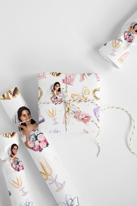 Wedding & Engagement Gift Wrapping Paper