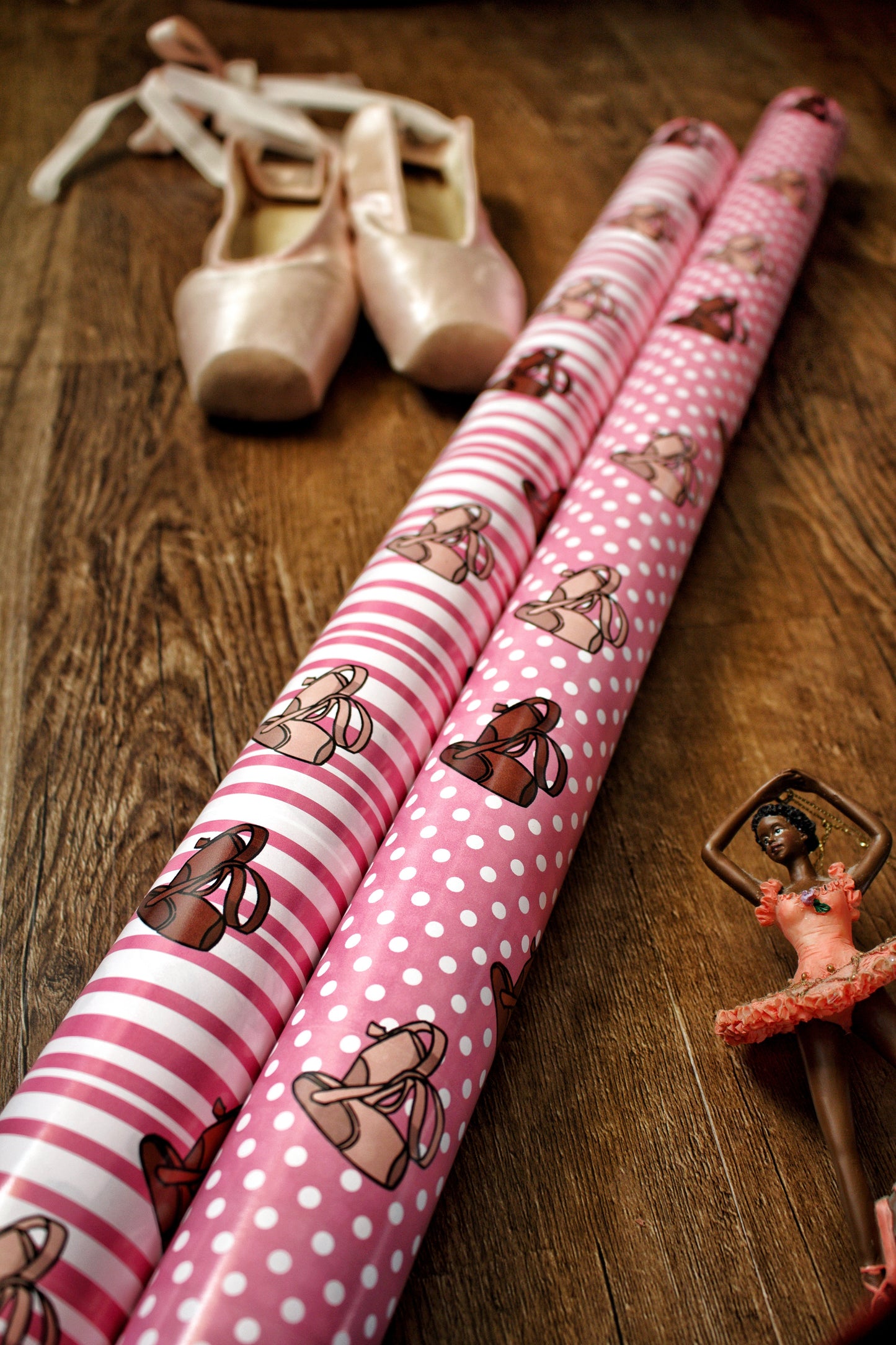 Melanin Pointe Shoes Wrapping Paper