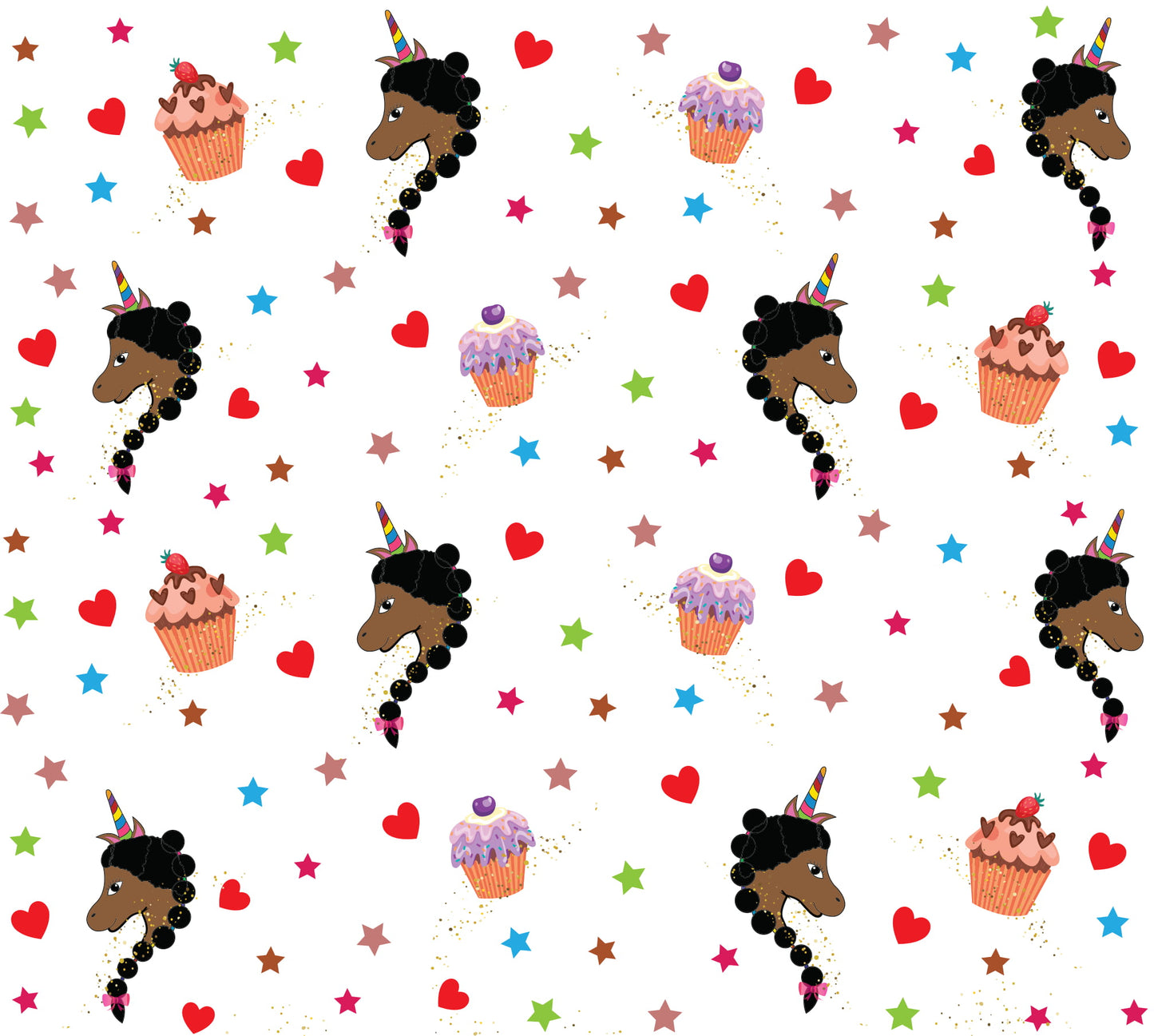 Chocolate Unicorn Bliss Wrapping Paper