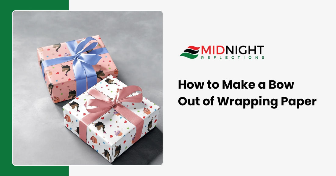 How to Make a Bow Out of Wrapping Paper