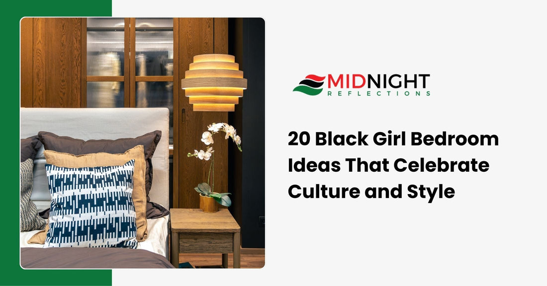 Black girl bedroom ideas featuring Afrocentric decor cultural prints and melanin-inspired color palette
