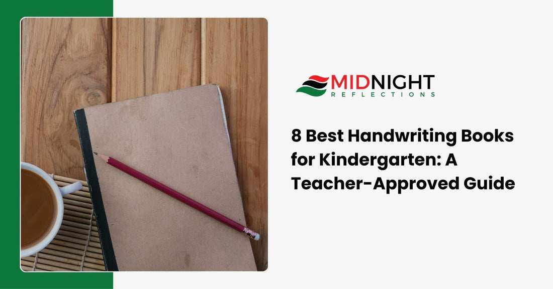 A close-up of a child’s hand practicing correct pencil grip in a kindergarten handwriting workbook.