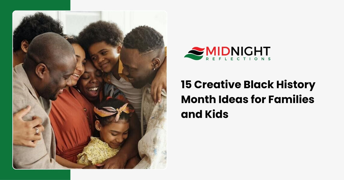 amily celebrating Black History Month 2026 with books, crafts, and learning together at home