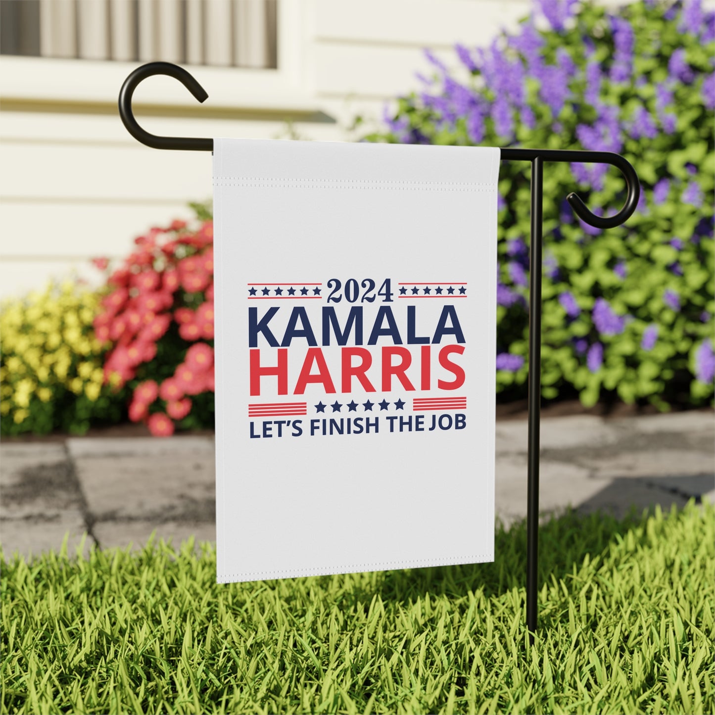 2024 Kamala Harris Presidential Garden Flag - Patriotic Outdoor Campaign Banner