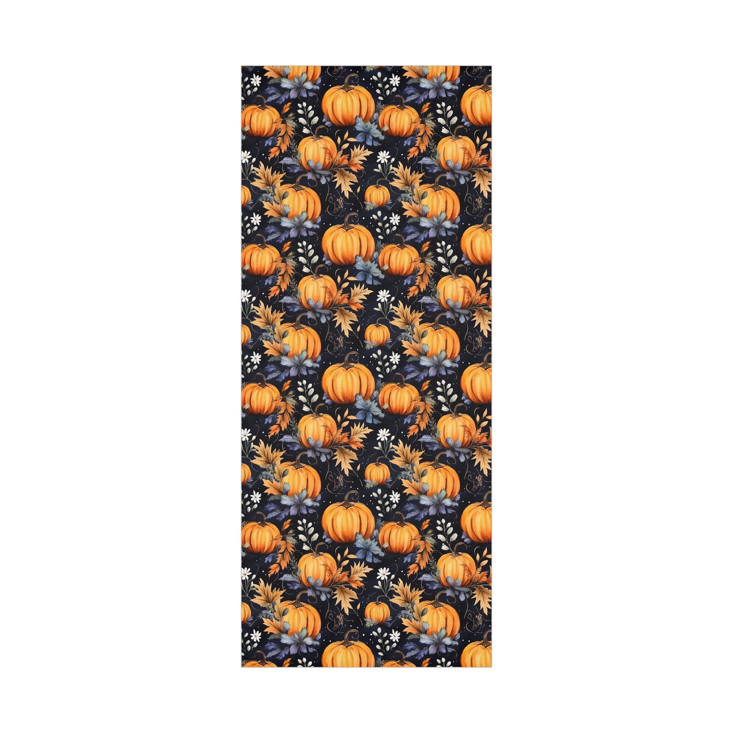 Pumpkin and Vine Halloween Wrapping Paper