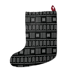 African American Black Mudcloth Inspired Christmas Stockings