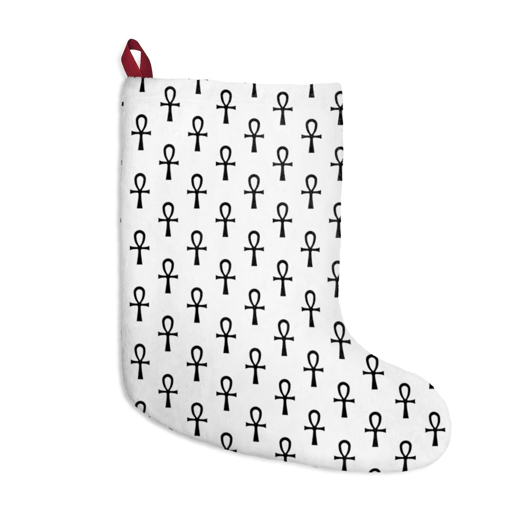 African American Black Ankh Christmas Stocking