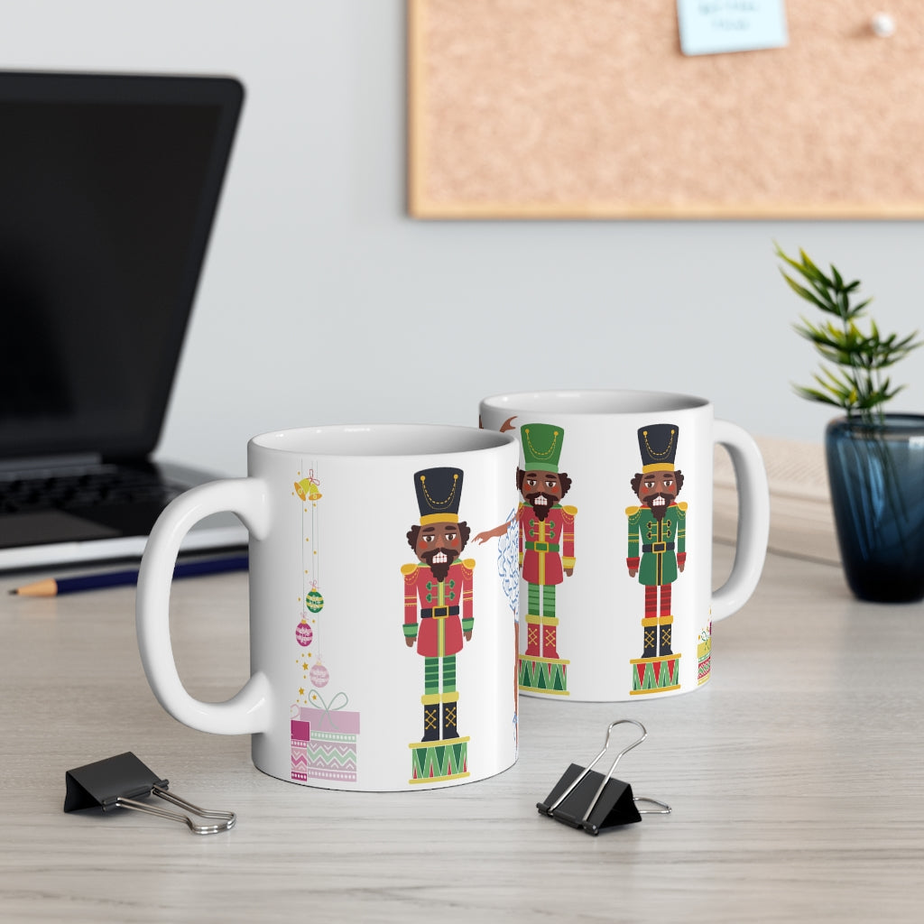 Chocolate Nutcracker and Ballerina Mug