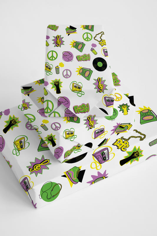 Hip Hop Love Wrapping Paper
