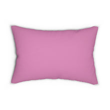 Chocolate Nutcracker and Ballerina Spun Polyester Lumbar Pillow Pink