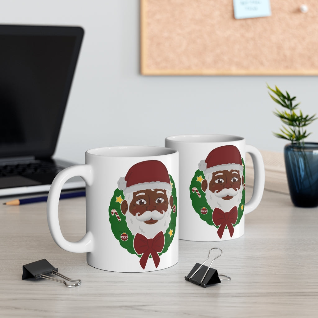 Black Santa Mug