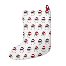 Emoji Black Santa Claus Christmas Stockings