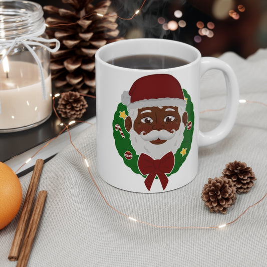 Black Santa Mug