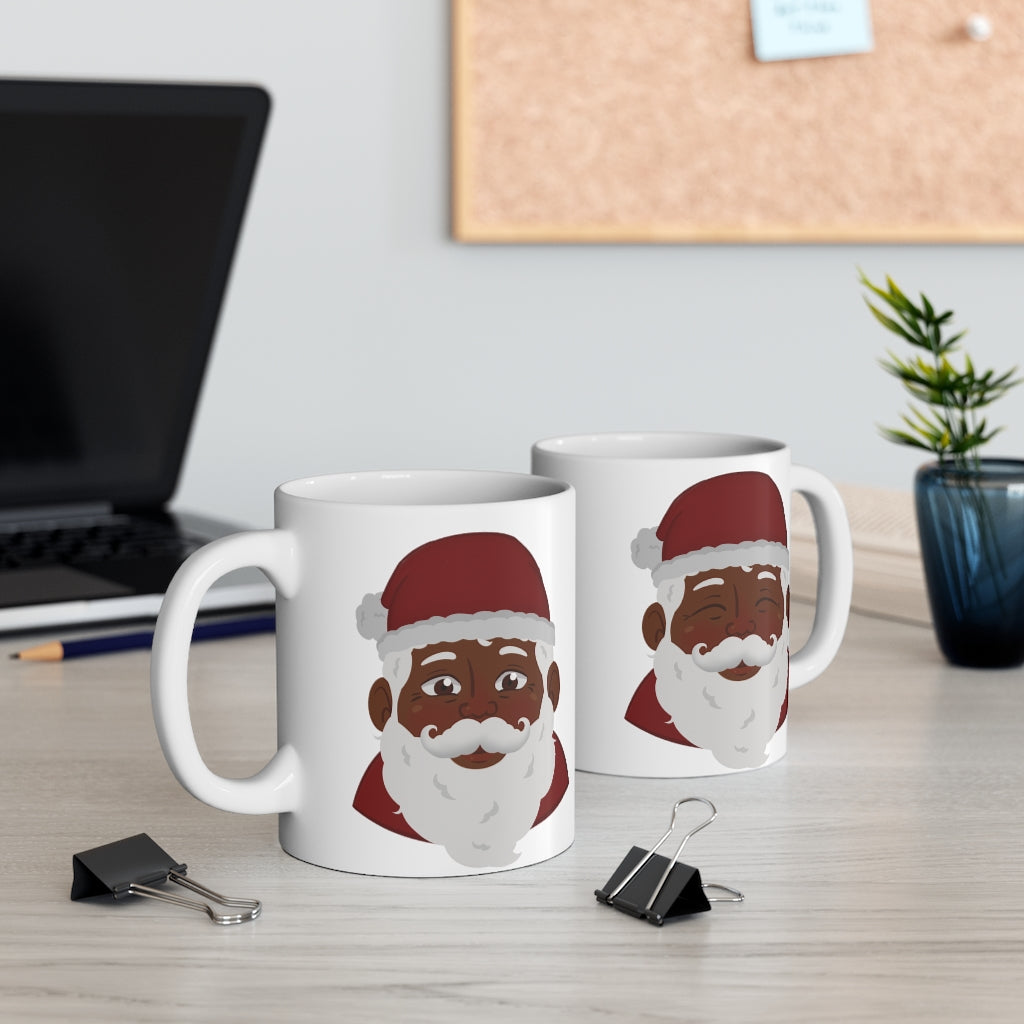 Black Santa Claus Mug