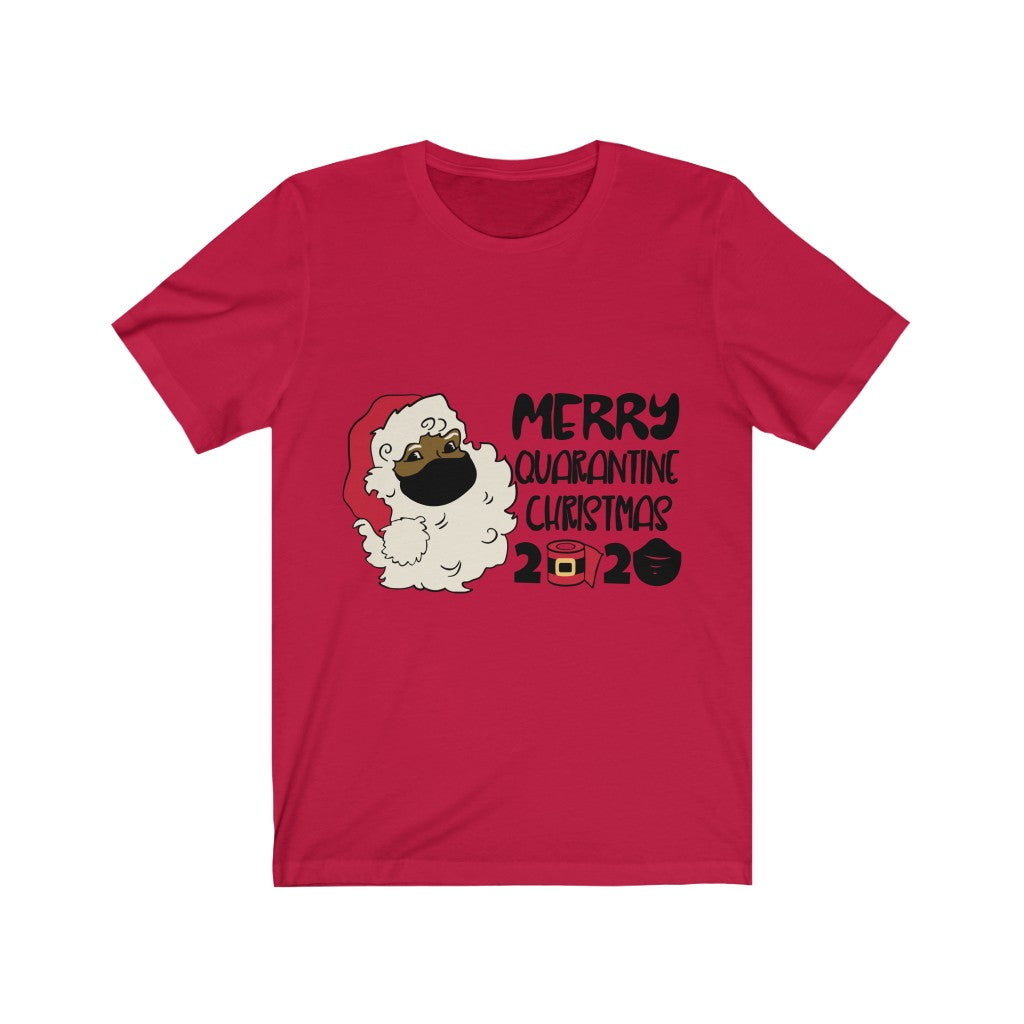 Merry Quarantine Christmas Unisex Jersey Short Sleeve Tee