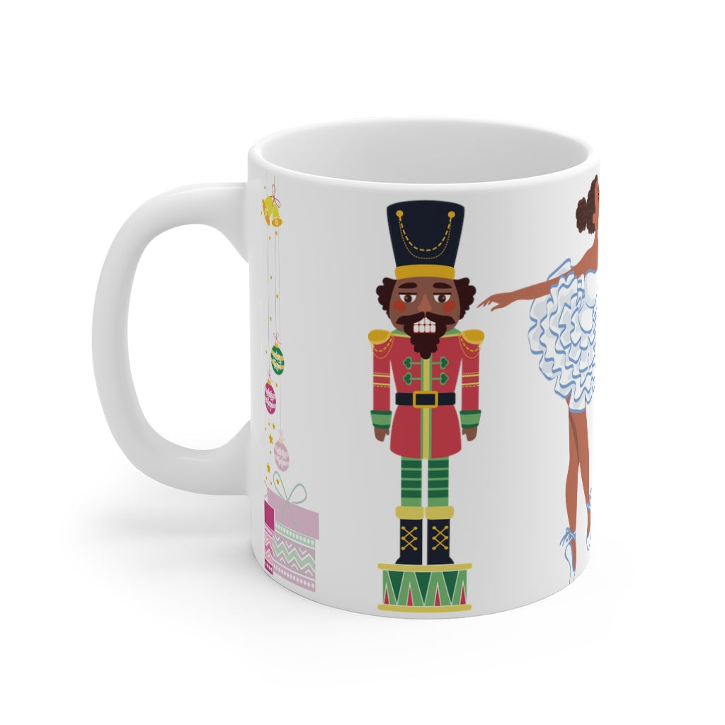 Chocolate Nutcracker and Ballerina Mug