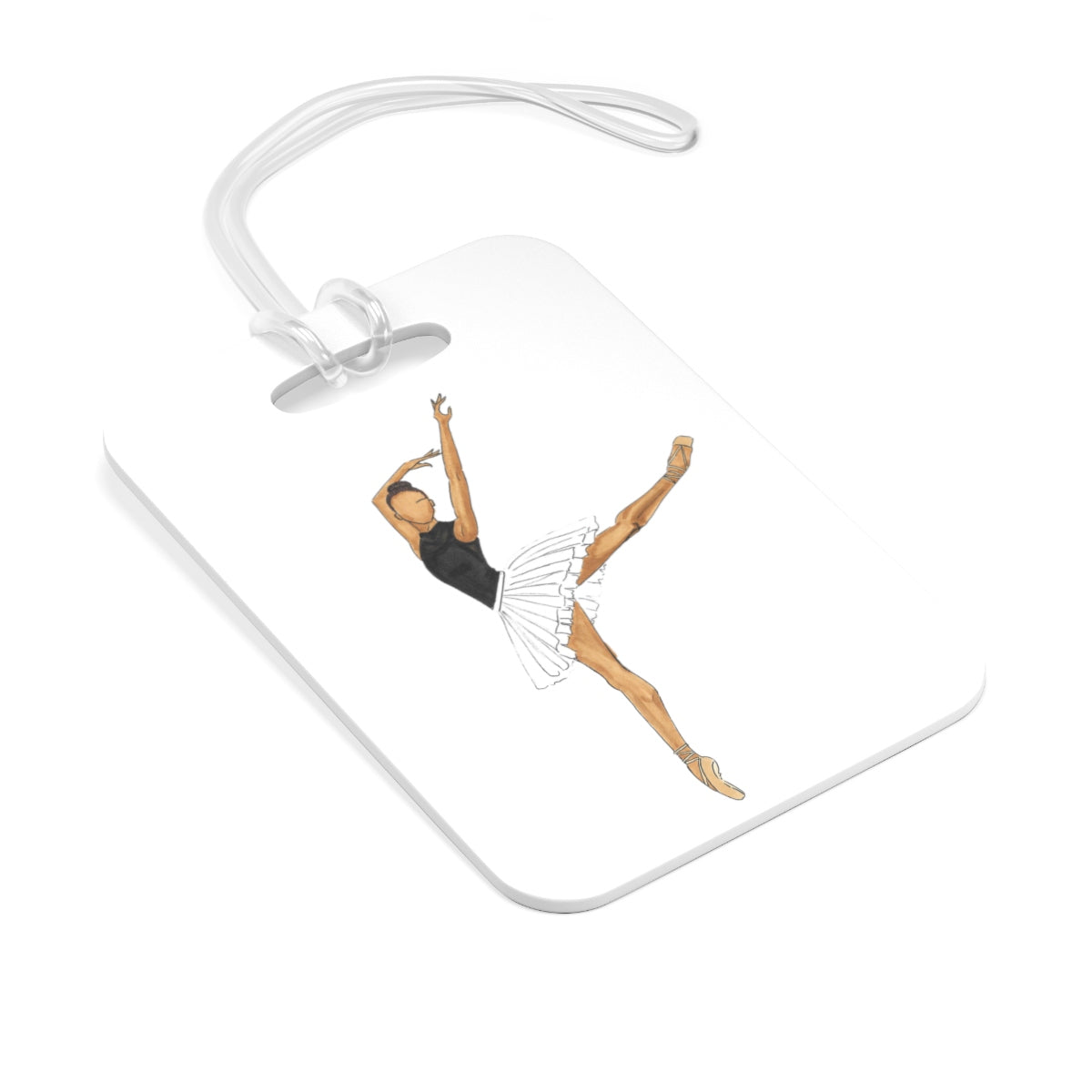 Melanin Prima Ballerina Bag Tag