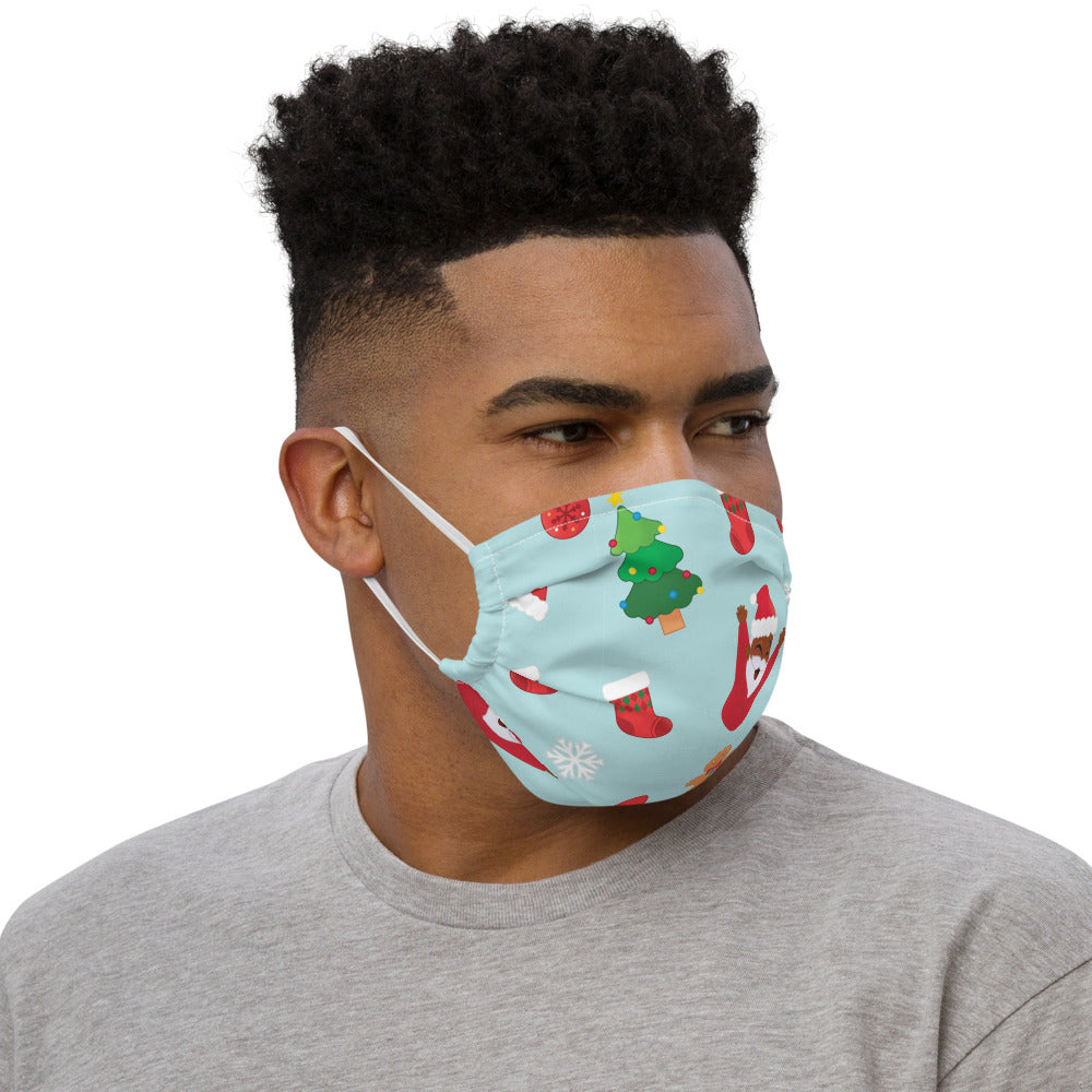 Black Santa face mask