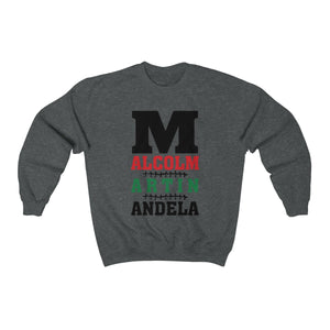 M is for Malcolm, Martin, & Mandela  Crewneck Sweatshirt