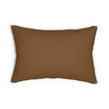 Chocolate Nutcracker Spun Polyester Lumbar PillowBrown