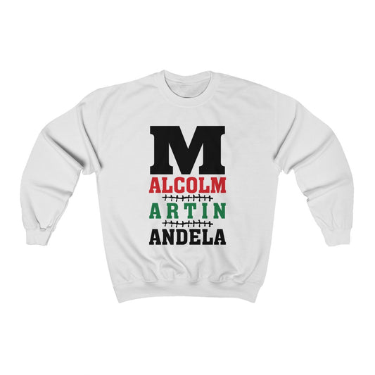 M Power Sweatshirt - Malcolm Martin Mandela Tribute | Midnight Reflections