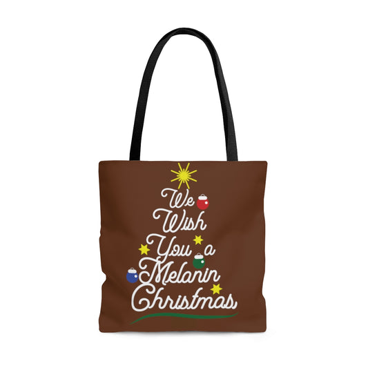 We Wish You a Melanin Christmas Tote Bag