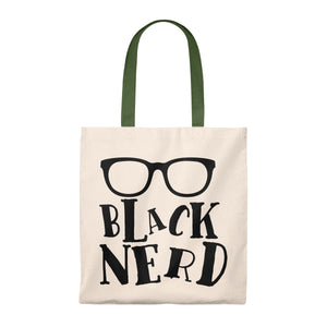 Black Nerd Tote Bag - Vintage