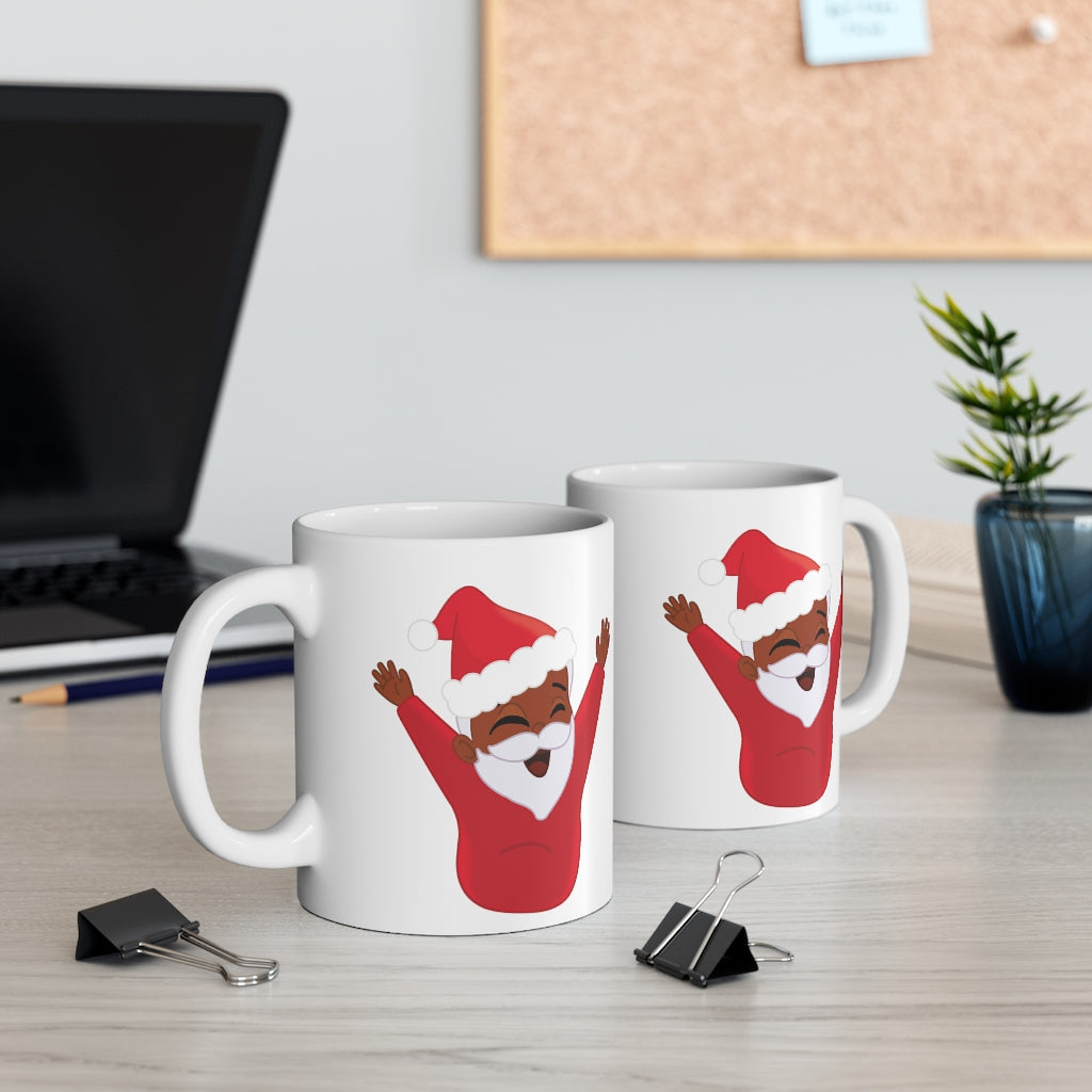 Black Santa Mug