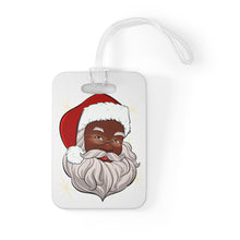 Black Santa Claus Bag Tag