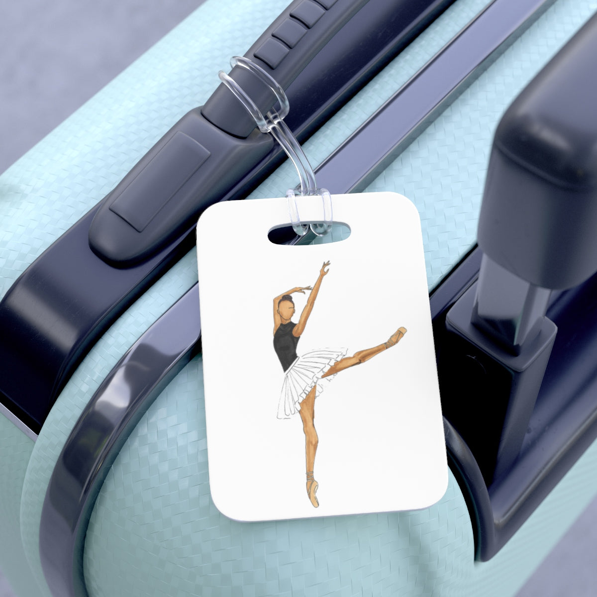 Melanin Prima Ballerina Bag Tag