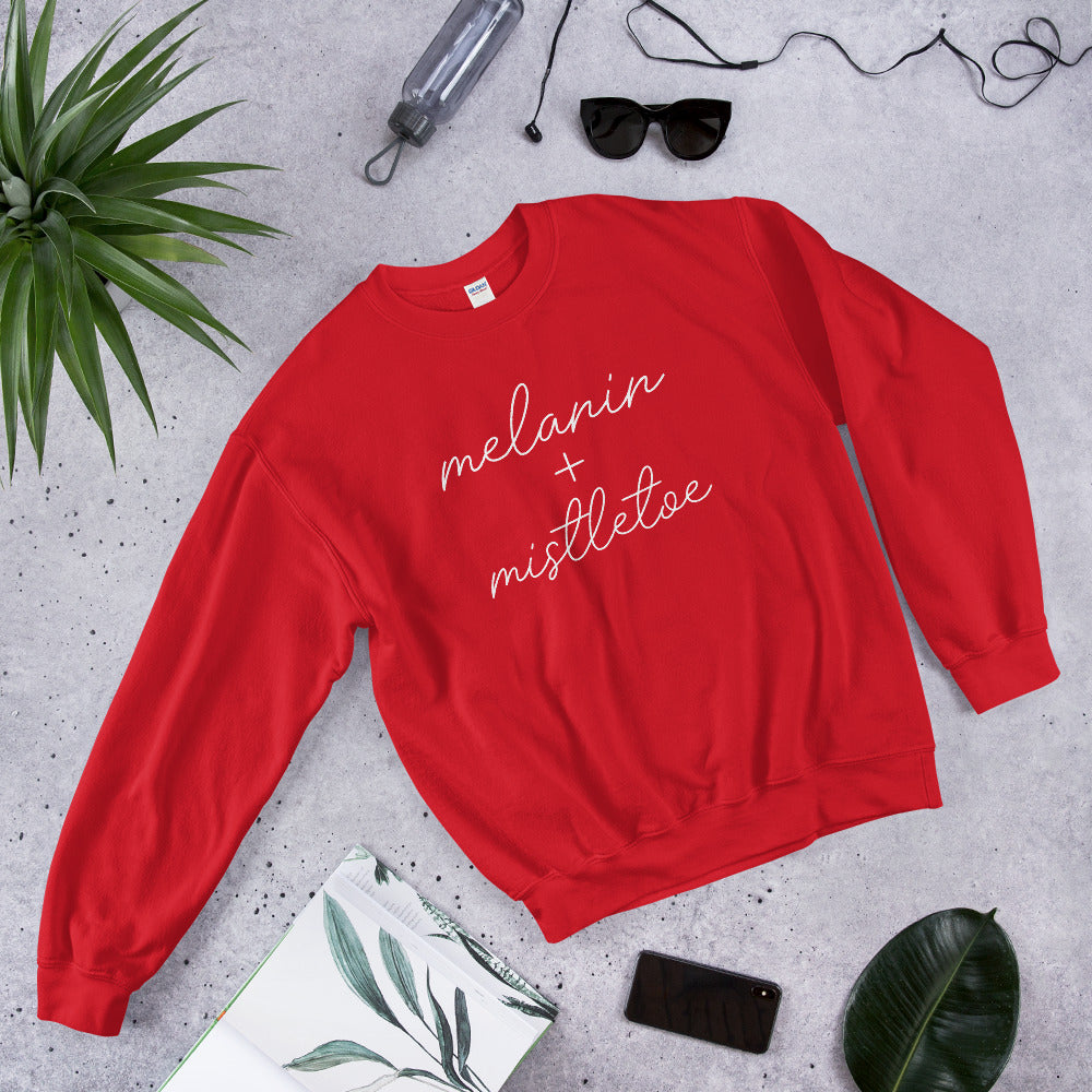 Melanin & Mistletoe Unisex Sweatshirt