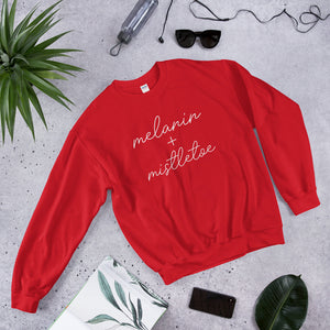 Melanin & Mistletoe Unisex Sweatshirt