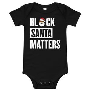 Emoji Black Santa Claus Matters Infant Body Suit