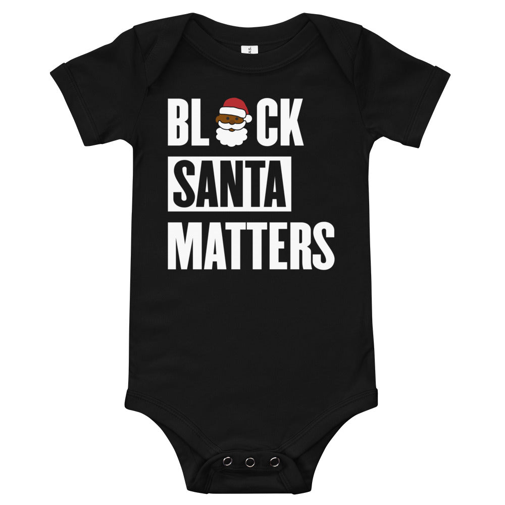Emoji Black Santa Claus Matters Infant Body Suit