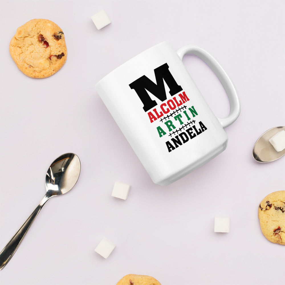 M is for Malcolm, Martin, Mandela Mug