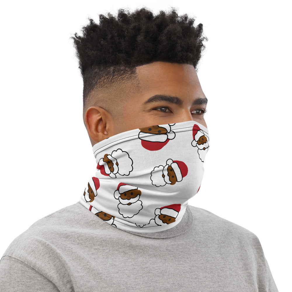 Black African American Santa Neck Gaiter